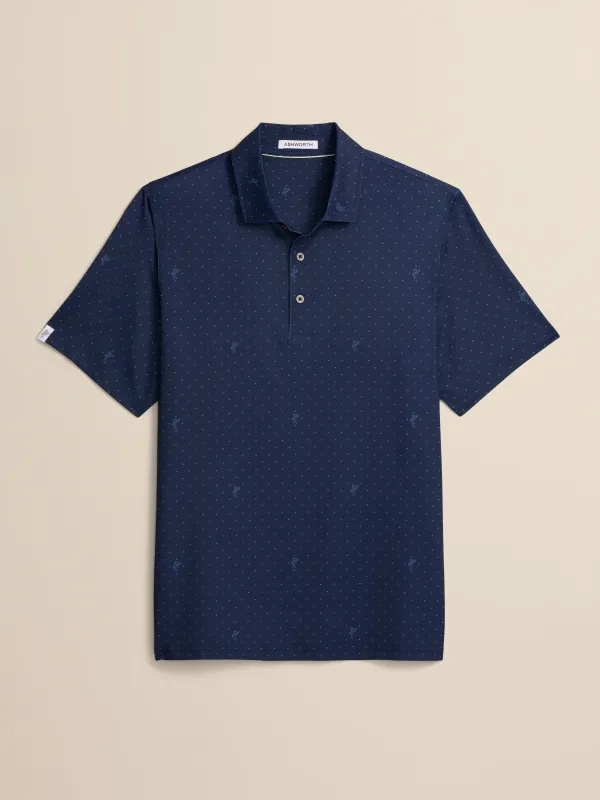 Golfman Dot Polo sold by Ashworth Golf