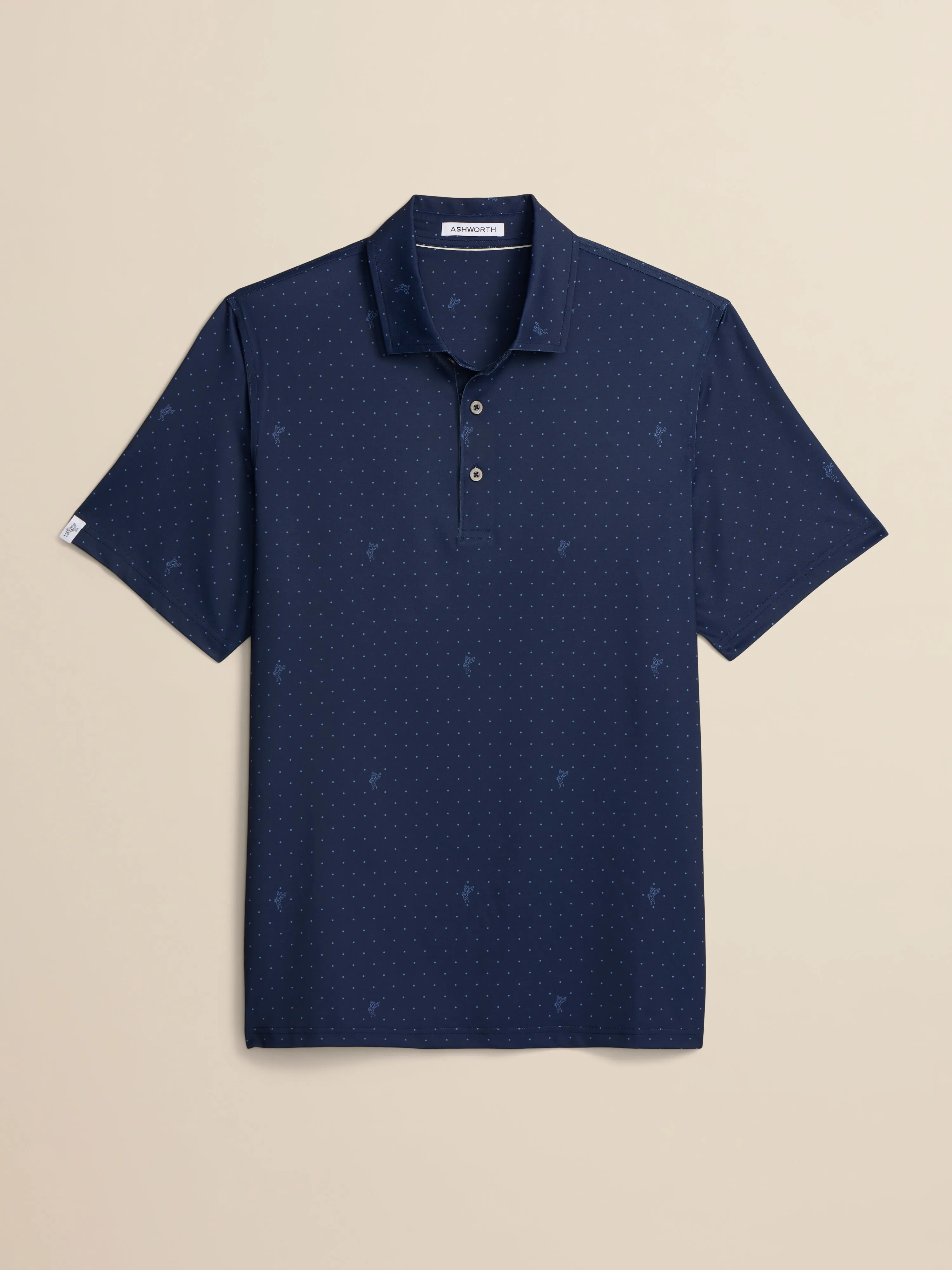 Golfman Dot Polo sold by Ashworth Golf
