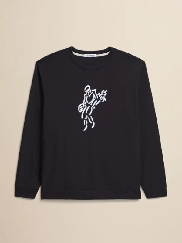 Golfman Satin Stitch Crew made by Ashworth Golf