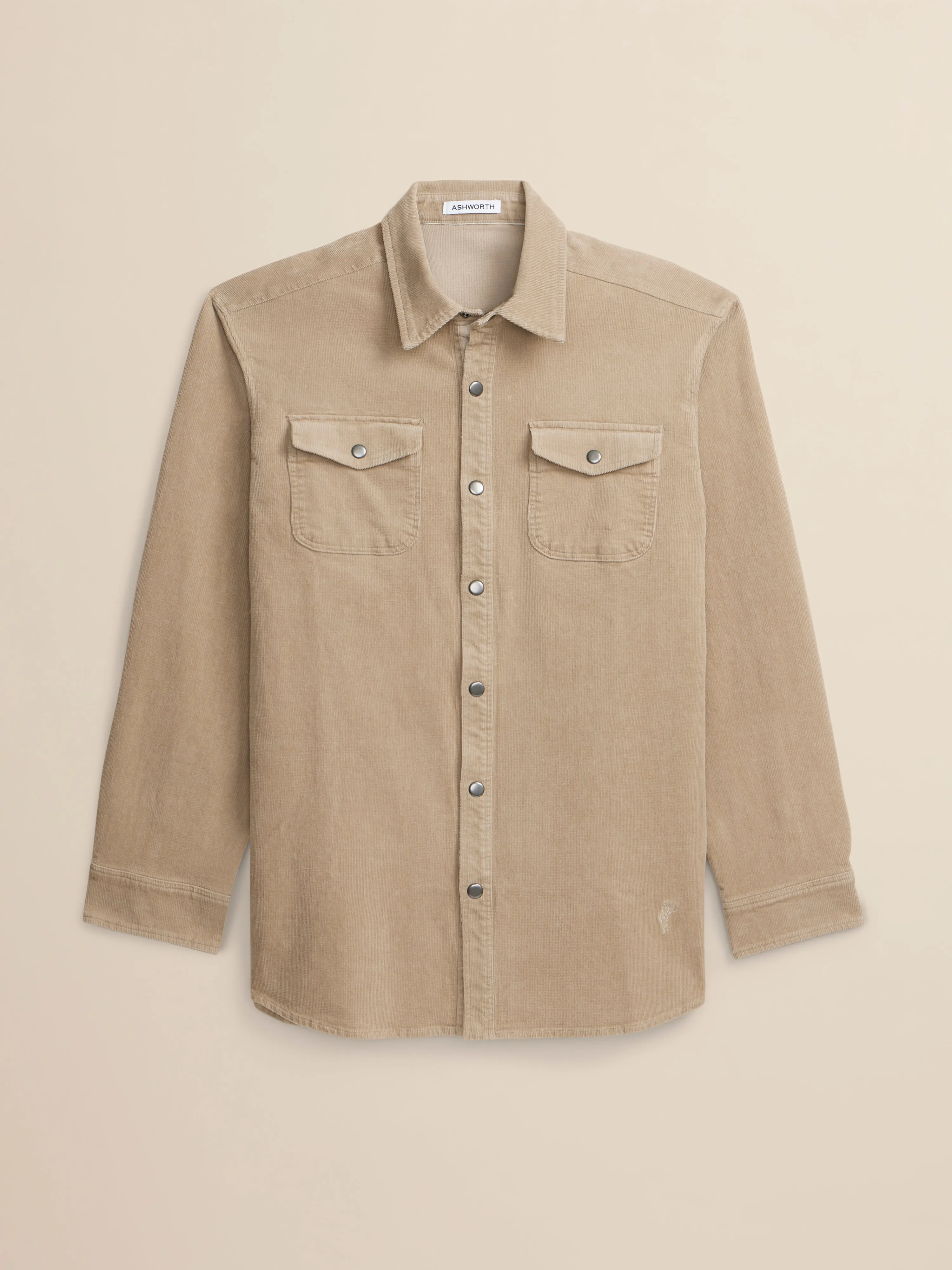 Jetty Cord Shacket sold by Ashworth Golf