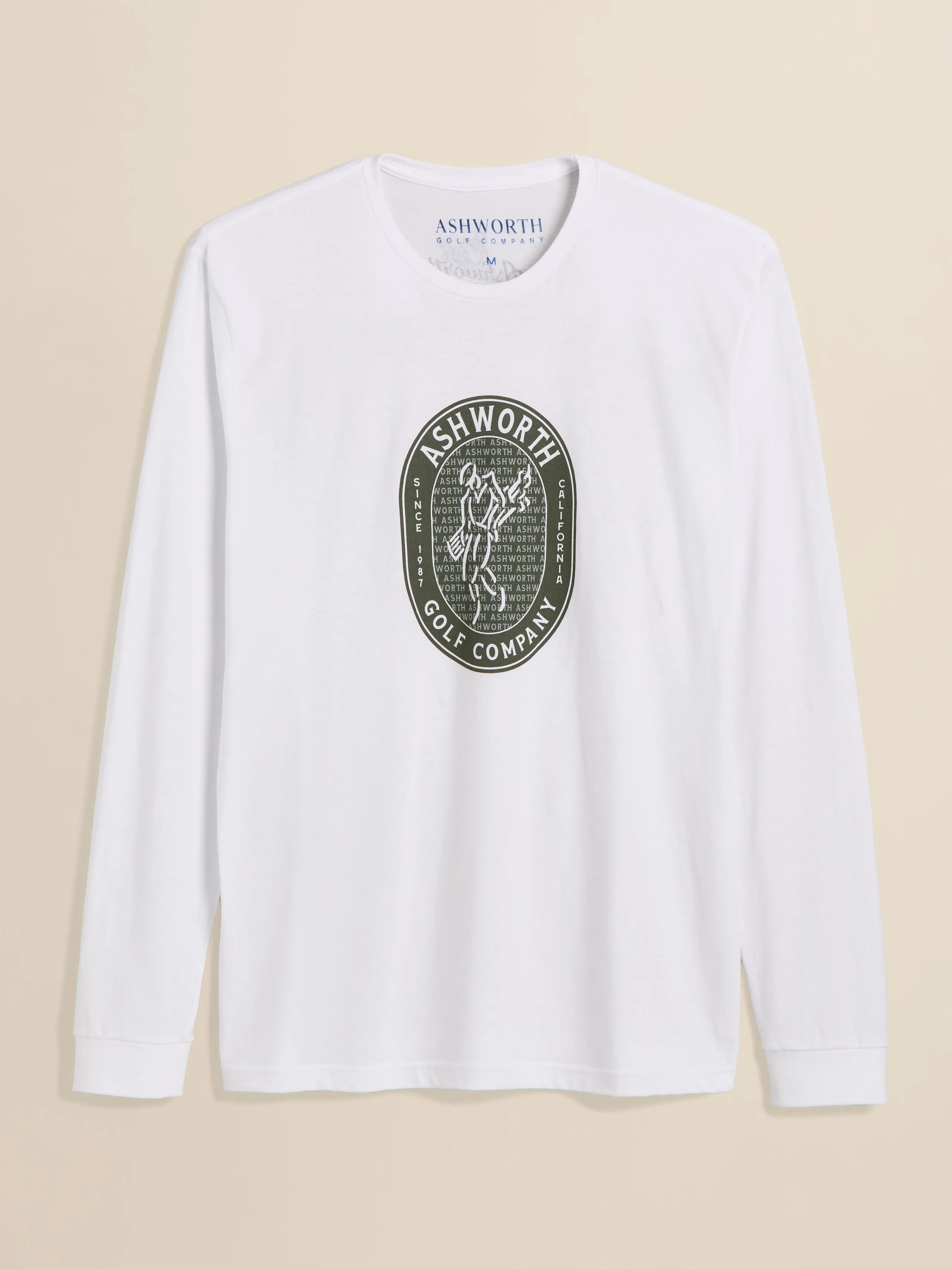 LS Ashworth Golfman Badge Tee sold by Ashworth Golf