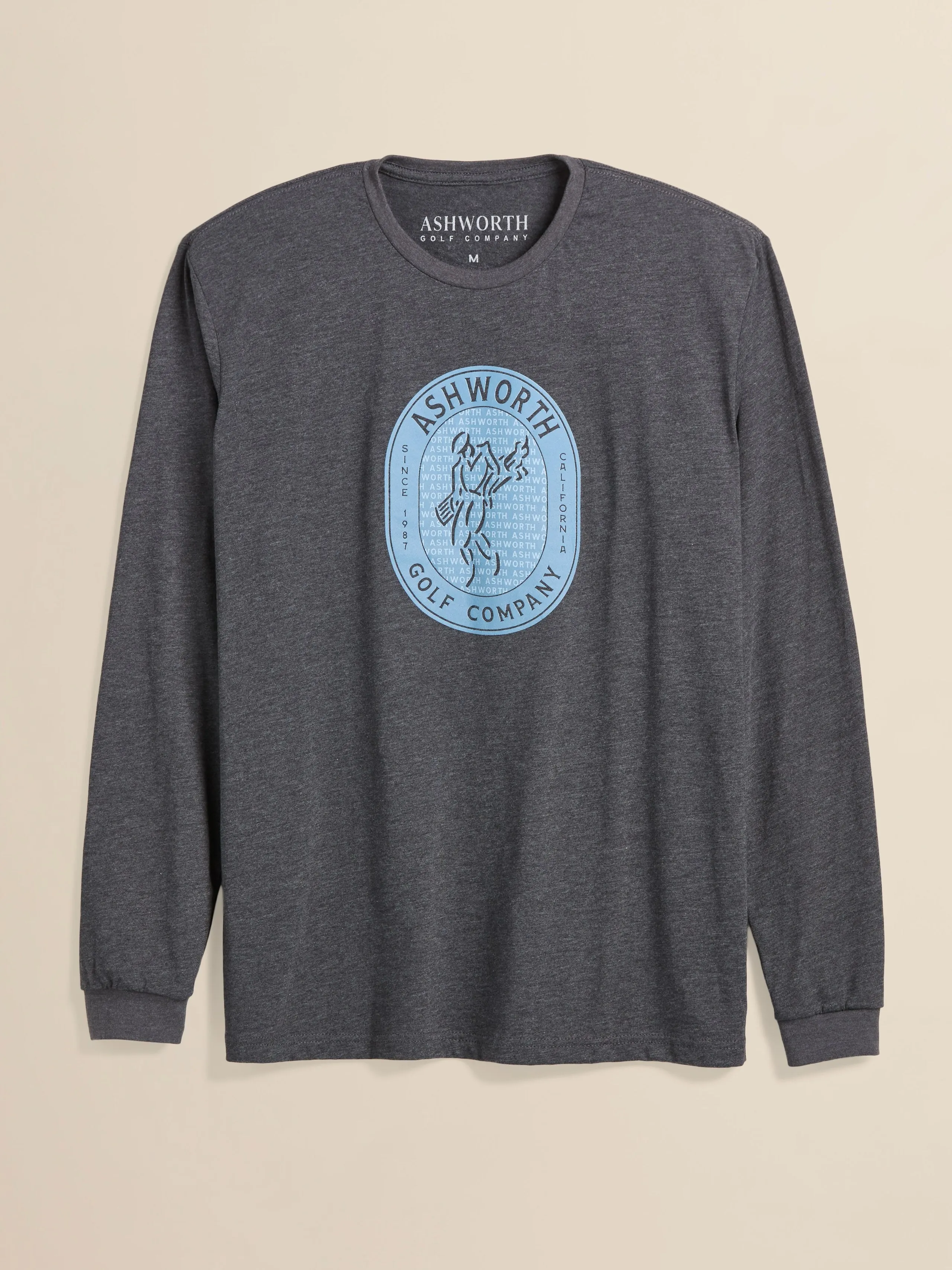 LS Ashworth Golfman Badge Tee sold by Ashworth Golf