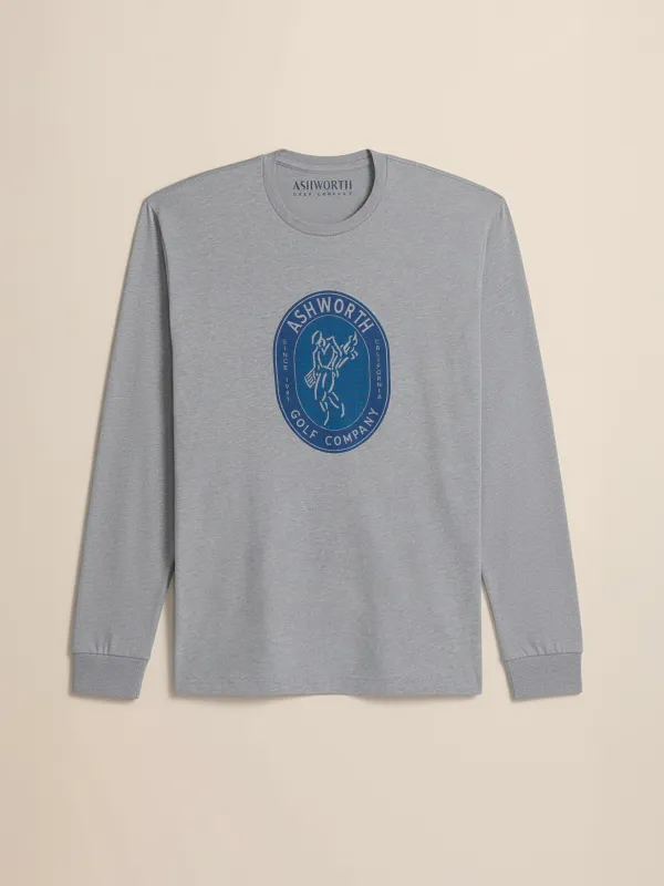 LS Ashworth Golfman Badge Tee made by Ashworth Golf