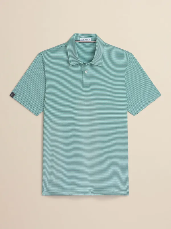 Bunker Stripe Polo made by Ashworth Golf