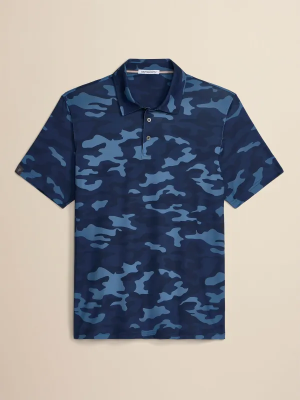 Midnight Camo Polo made by Ashworth Golf
