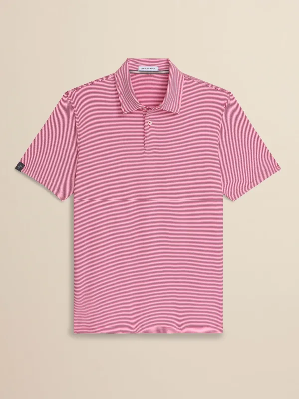Bunker Stripe Polo made by Ashworth Golf