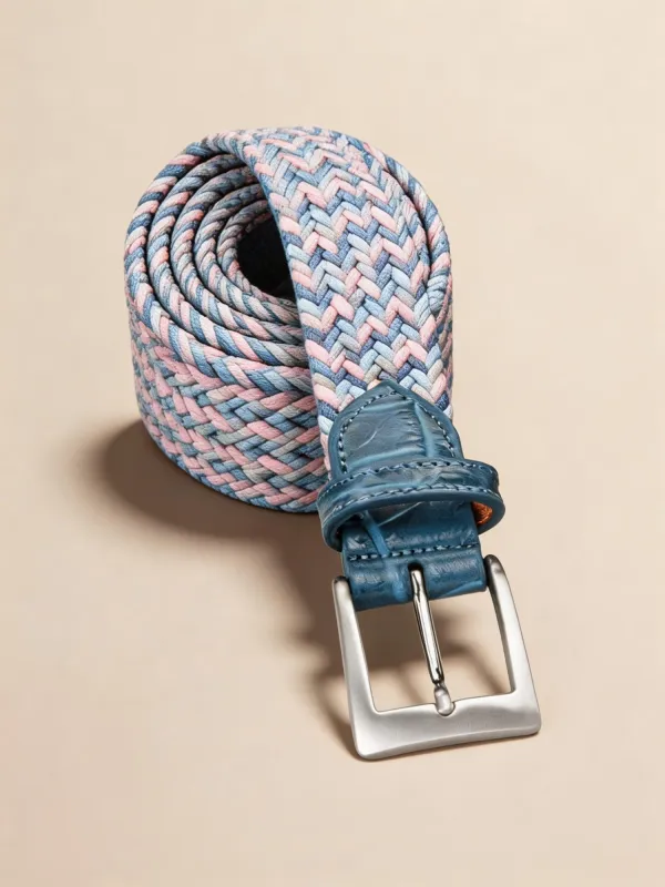 Stretch Weave with Embossed Croc Tips made by Ashworth Golf