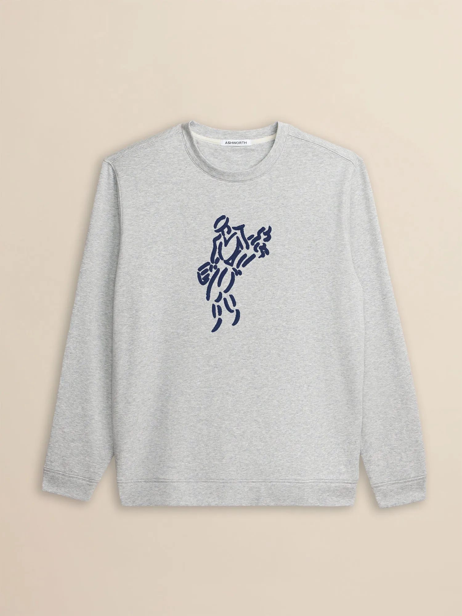 Golfman Satin Stitch Crew sold by Ashworth Golf