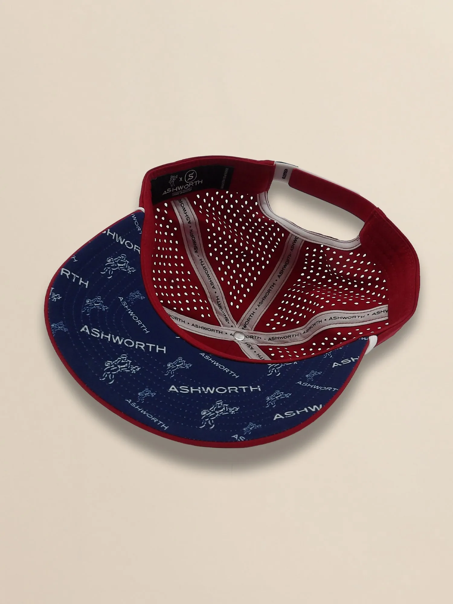 Perforated Active Poly Golfman Cap sold by Ashworth Golf product image thumbnail 4