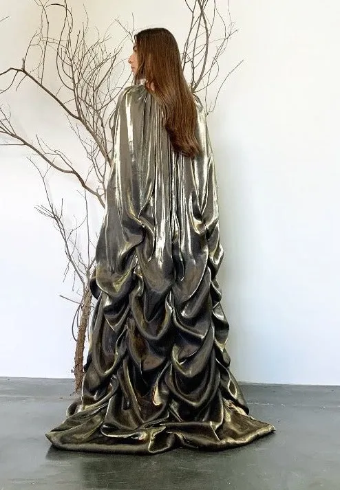 Long gathered cape sold by Baruni product image thumbnail 3