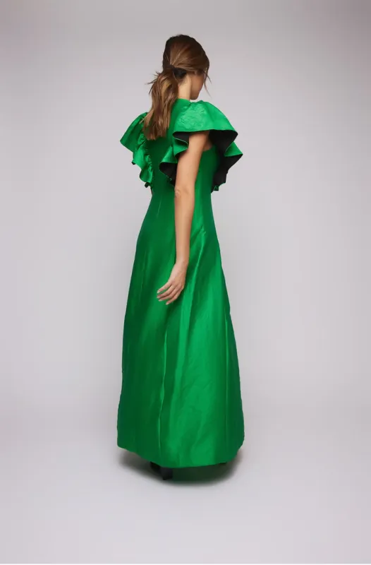 Maxi dress with gathered sleeves. sold by Baruni