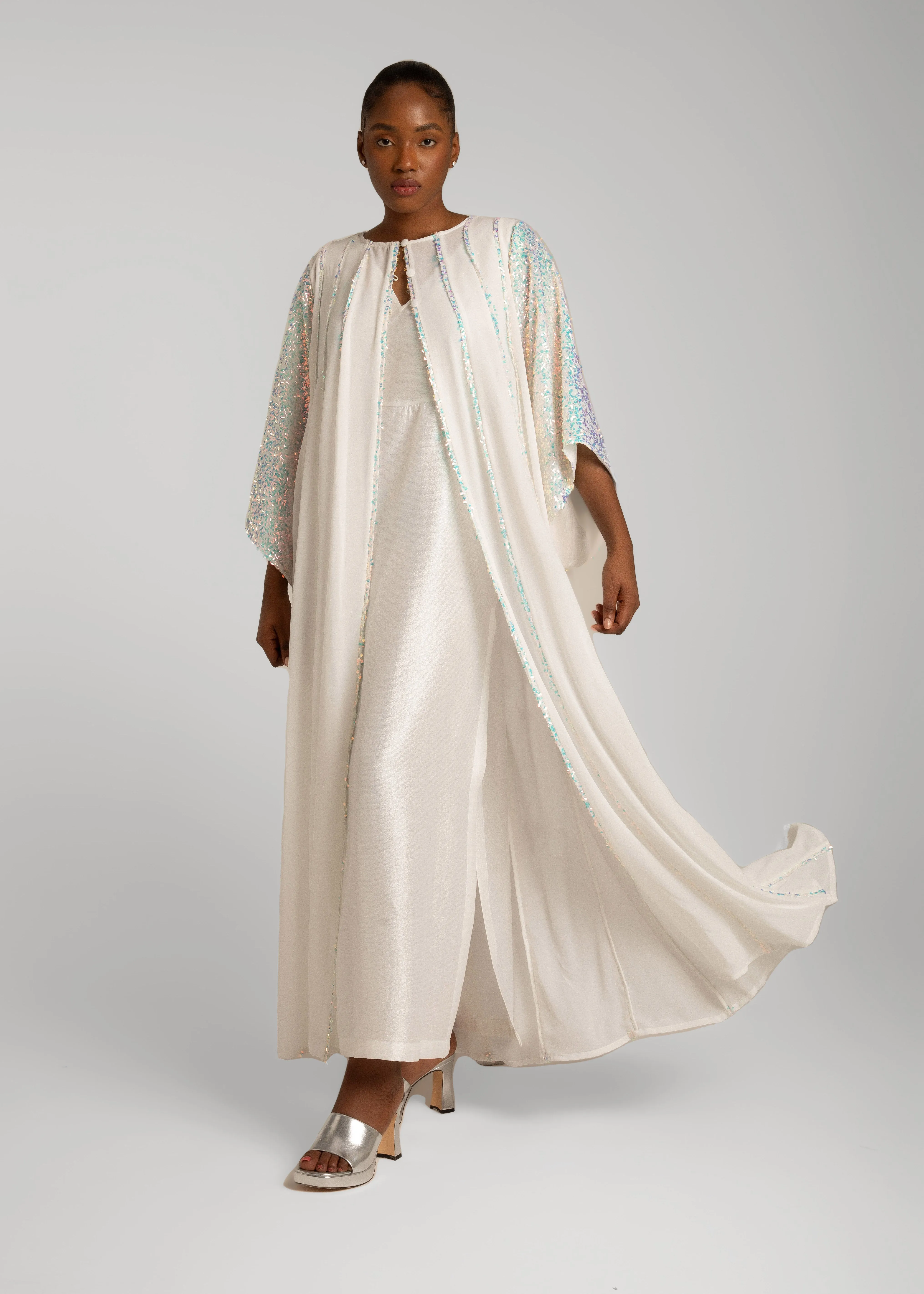 Jasmine Long Jacket sold by Baruni