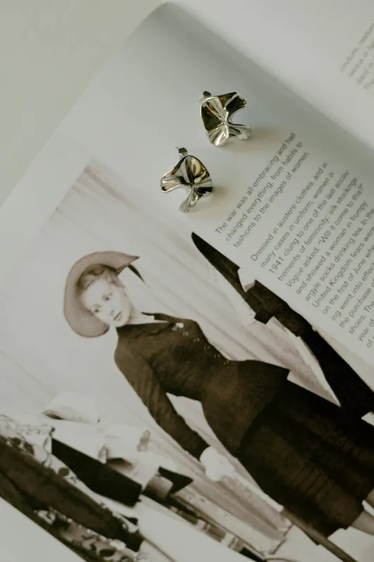 Bloom Studs – Silver sold by Bibi & Kim