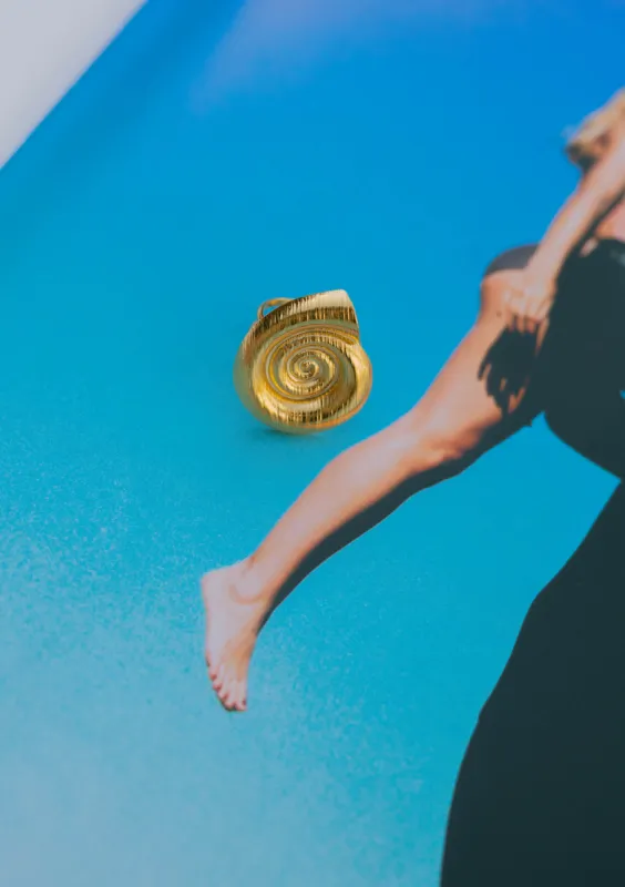 Spiral Shell Ring sold by Bibi & Kim