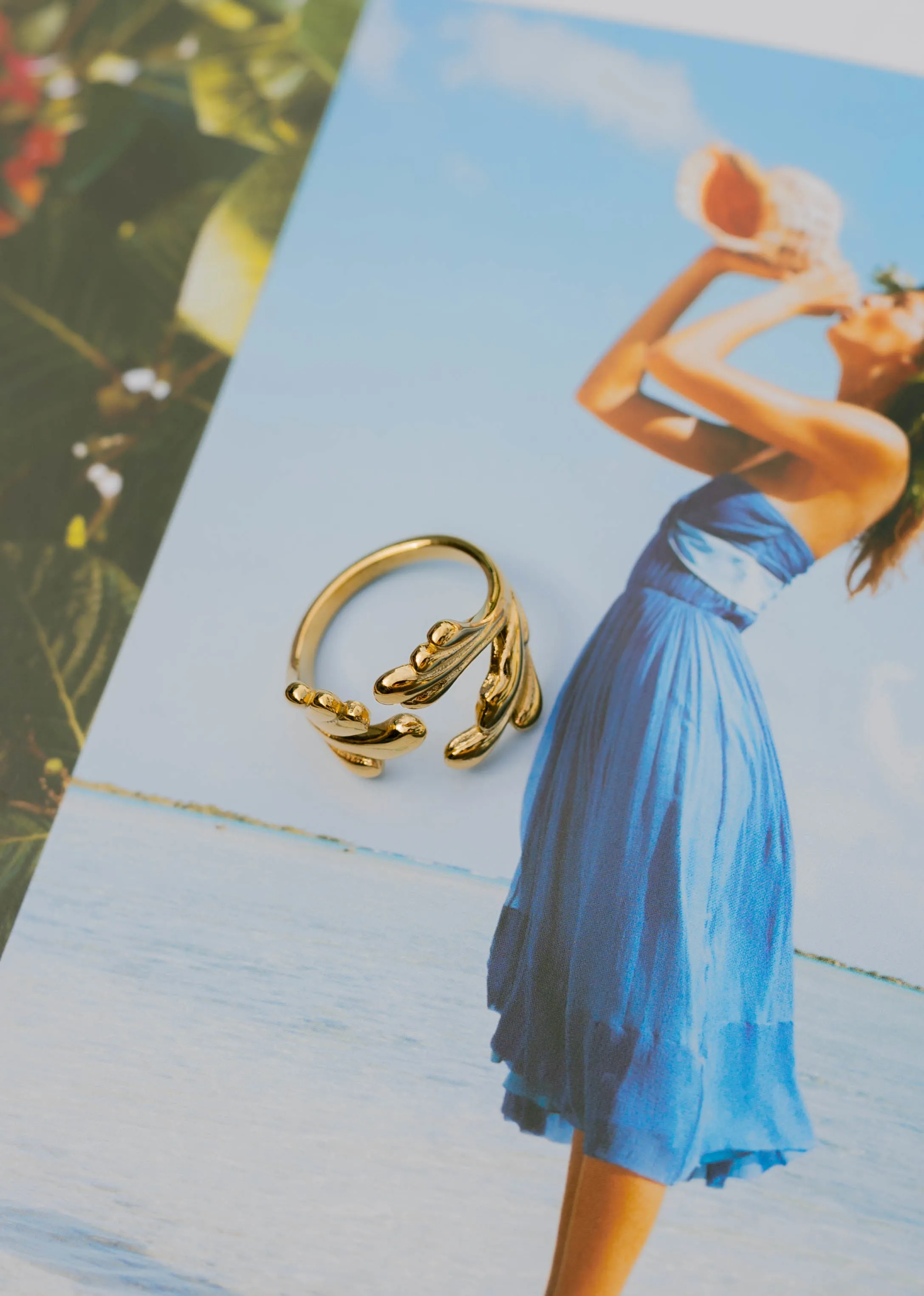 Seafoam Crest Ring sold by Bibi & Kim