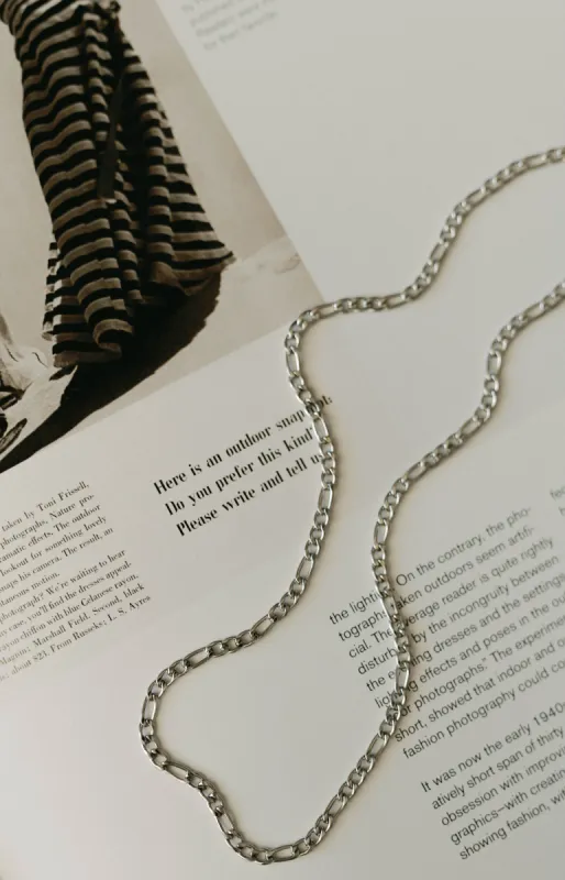 Cuban Chain Necklace – Silver sold by Bibi & Kim