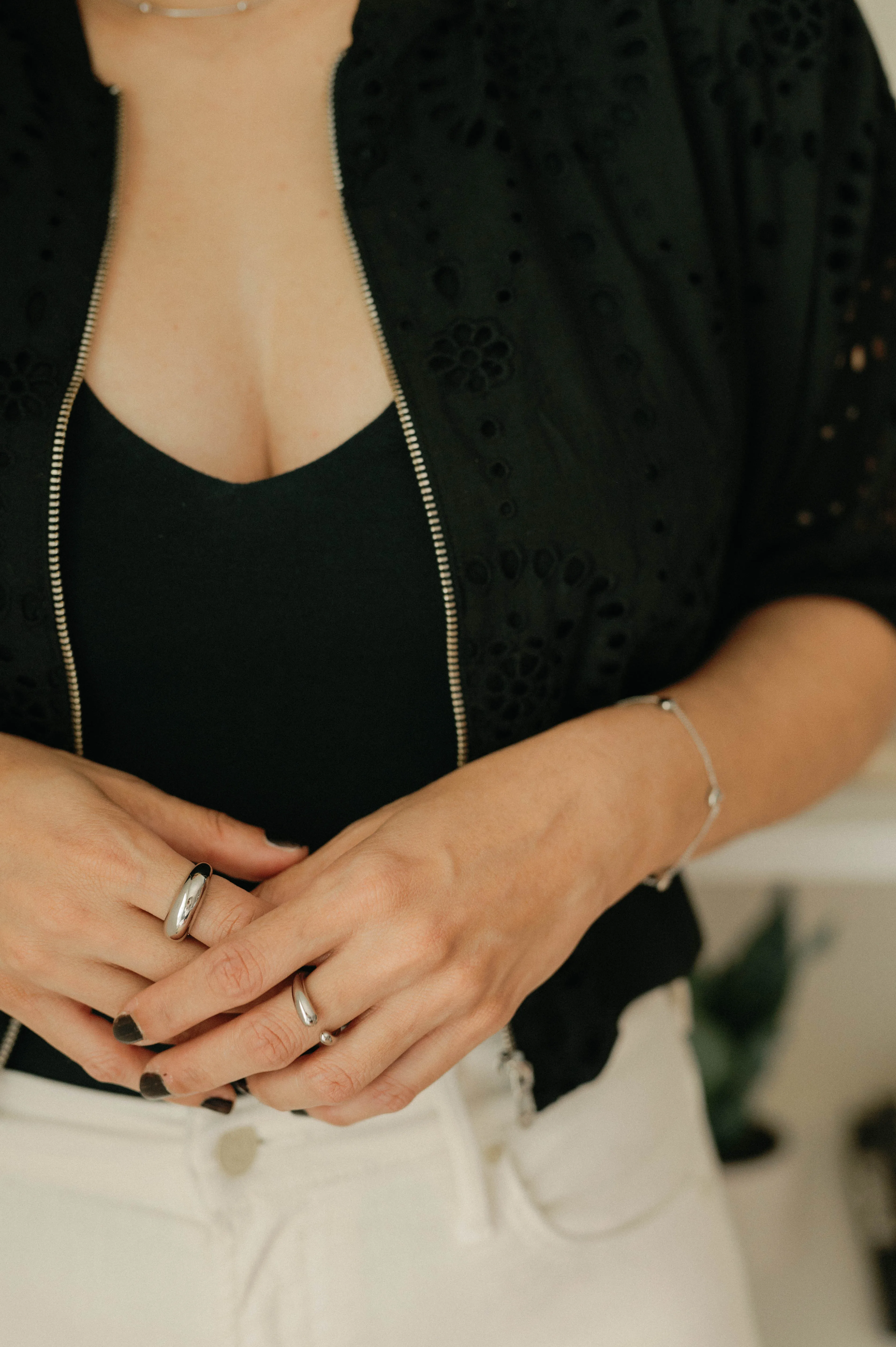 Dome Ring – Silver sold by Bibi & Kim product image thumbnail 3