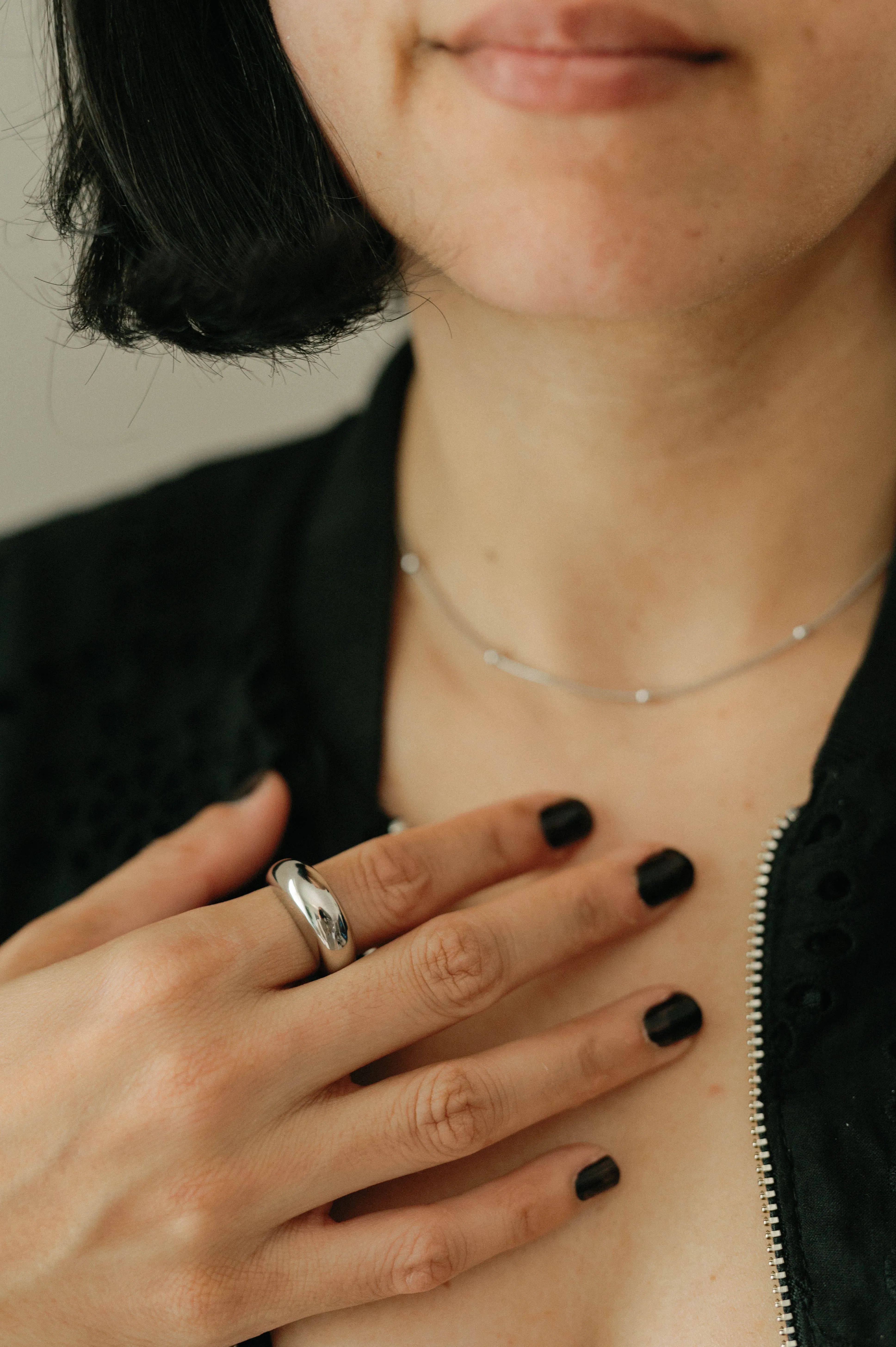 Dome Ring – Silver sold by Bibi & Kim product image thumbnail 2