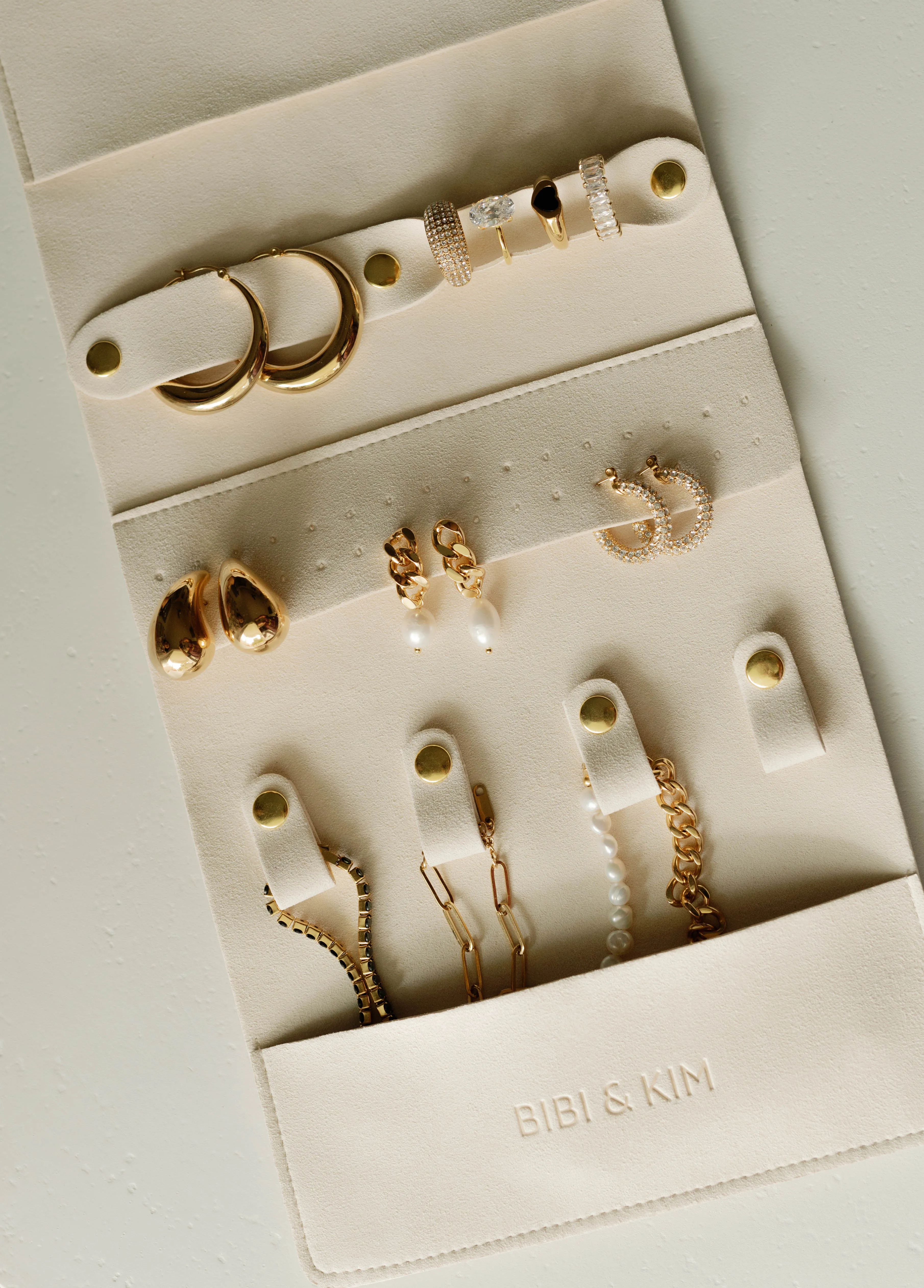 Travel Jewelry Organizer – Cream sold by Bibi & Kim product image thumbnail 3