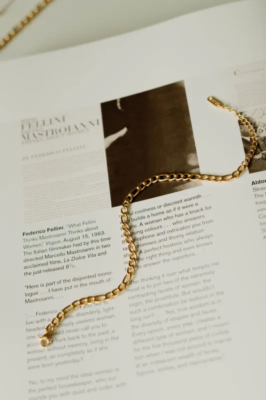 Cuban Chain Anklet sold by Bibi & Kim