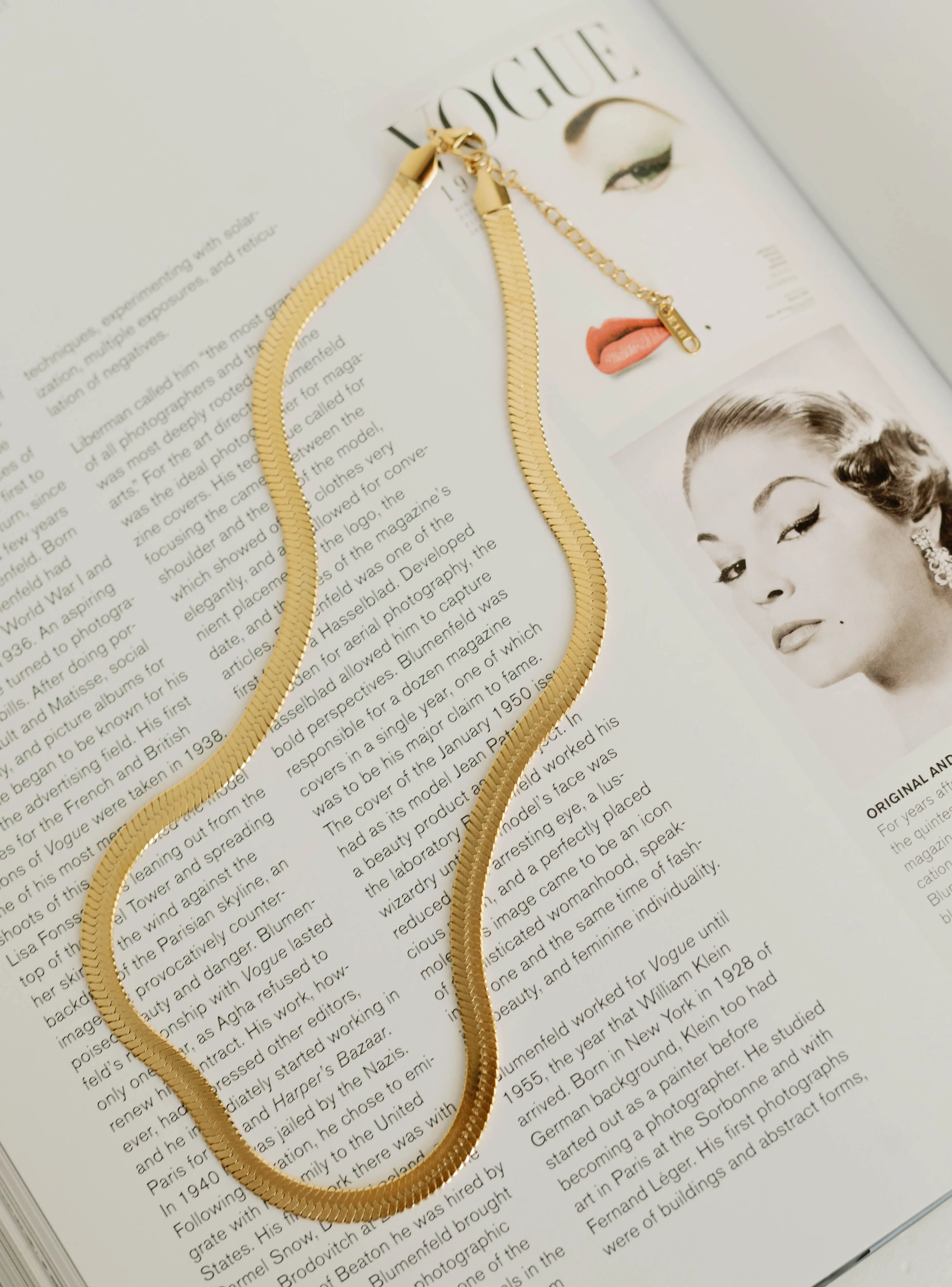 Snake Chain Necklace sold by Bibi & Kim