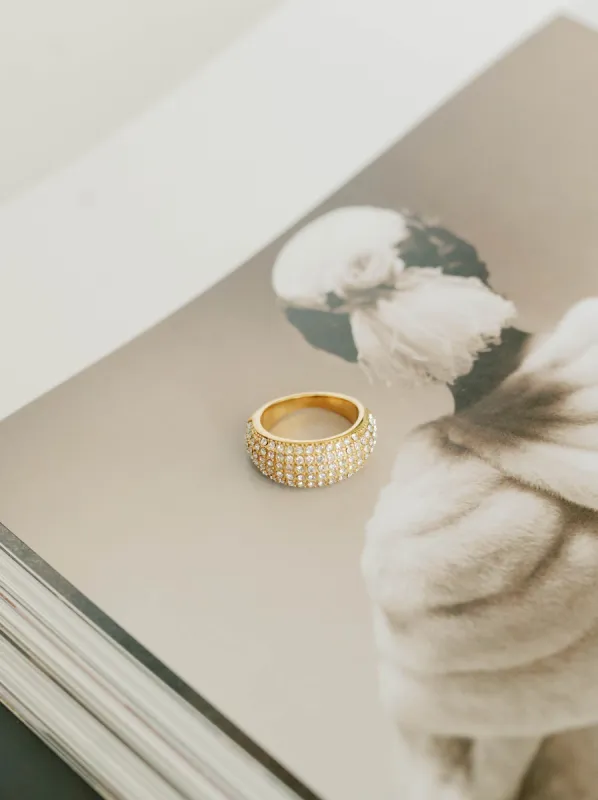 Pavé Dome Ring sold by Bibi & Kim