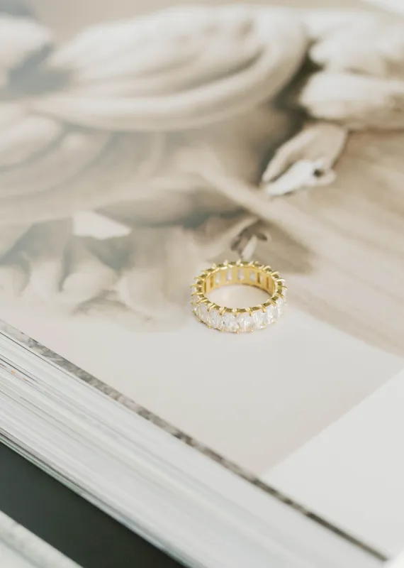Baguette Eternity Ring sold by Bibi & Kim