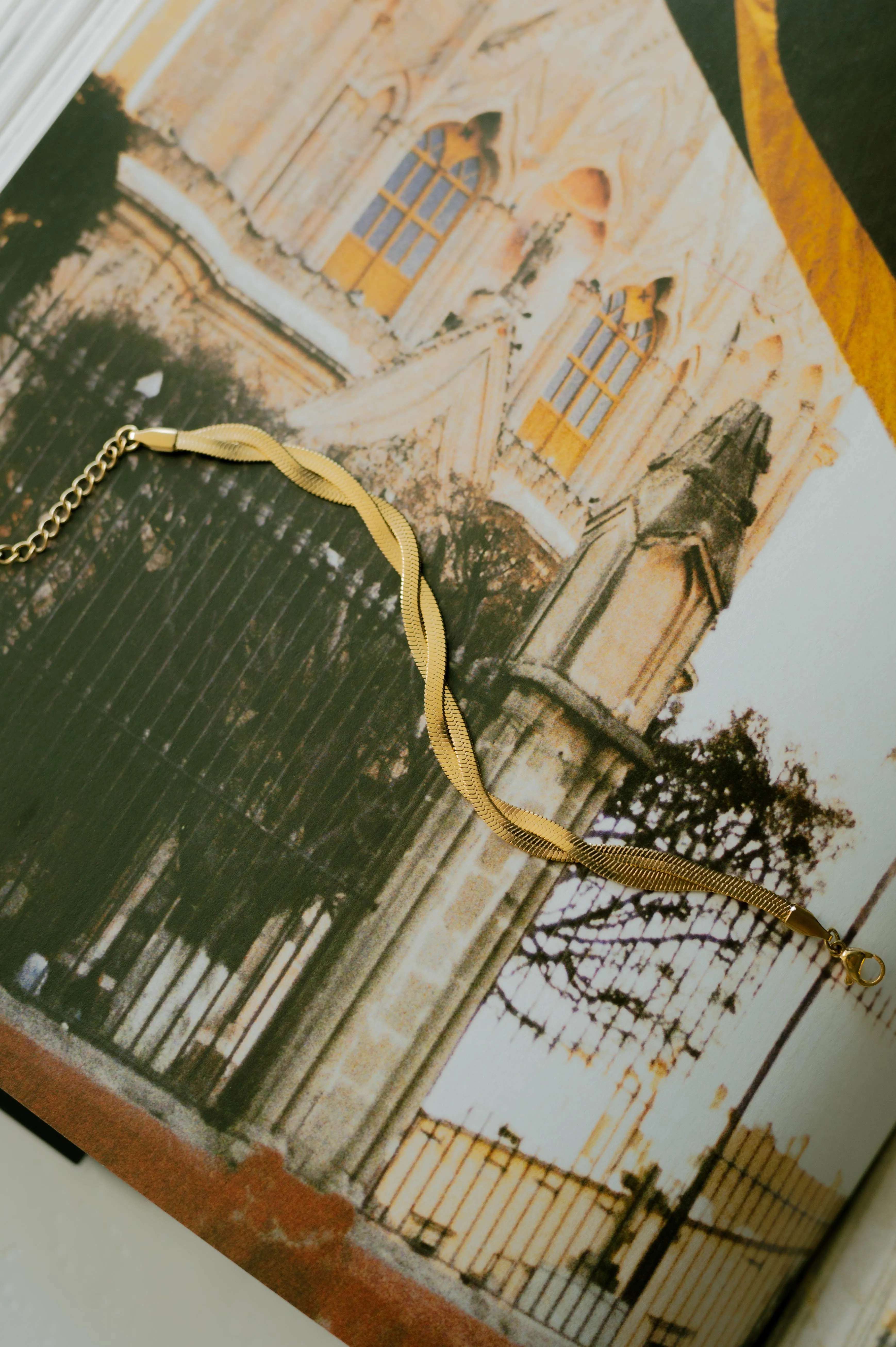 Twisted Herringbone Bracelet sold by Bibi & Kim