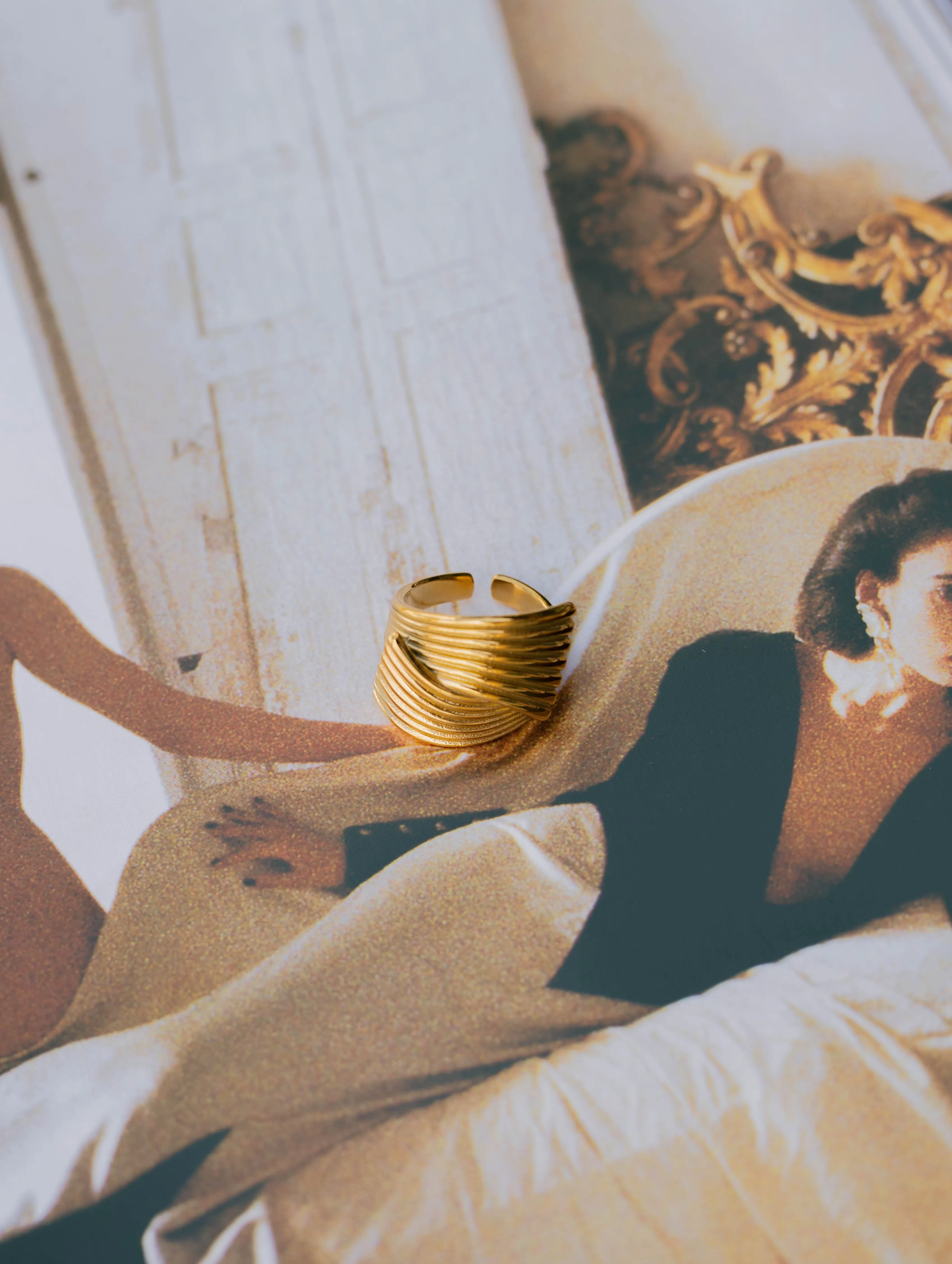 Ribbed Dome Ring sold by Bibi & Kim