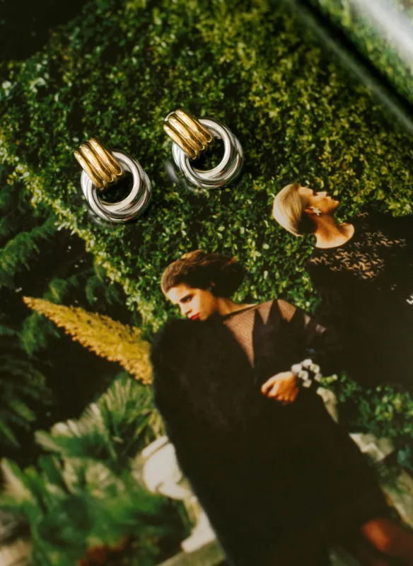 Link Earrings – Mixed Metal sold by Bibi & Kim