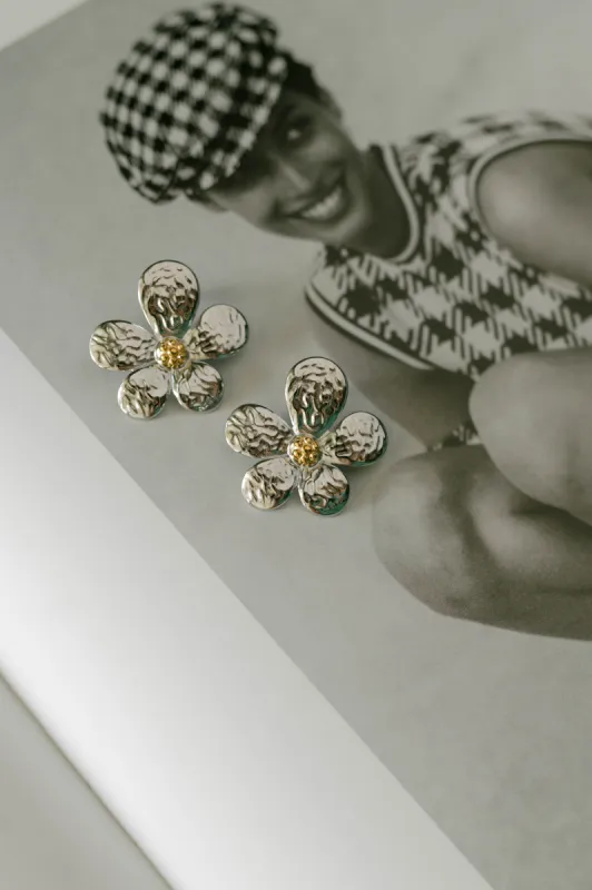 Bloom Studs – Mixed Metal sold by Bibi & Kim