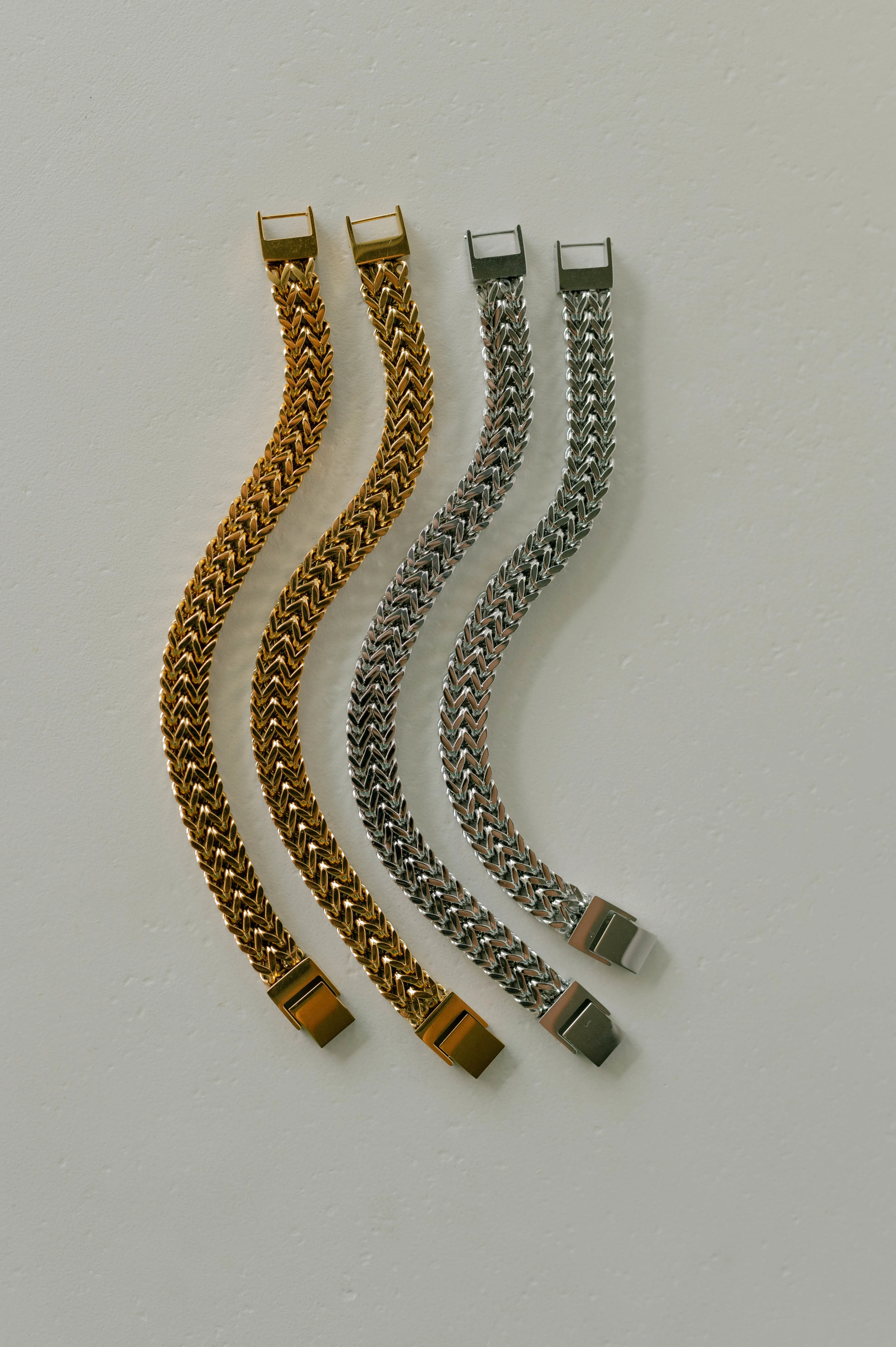 Herringbone Link Bracelet – Silver sold by Bibi & Kim product image thumbnail 3