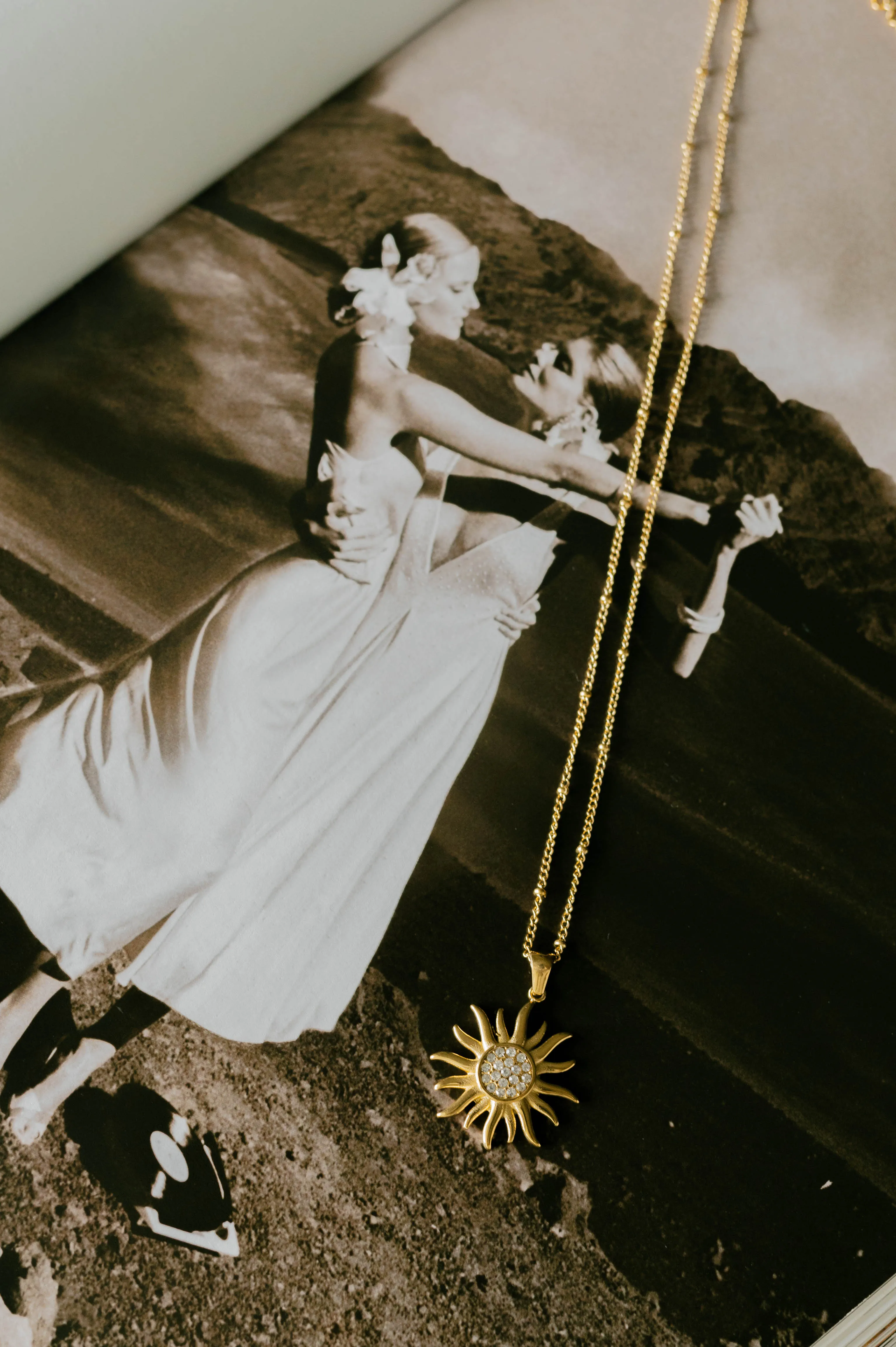 Sunburst Pendant Necklace sold by Bibi & Kim