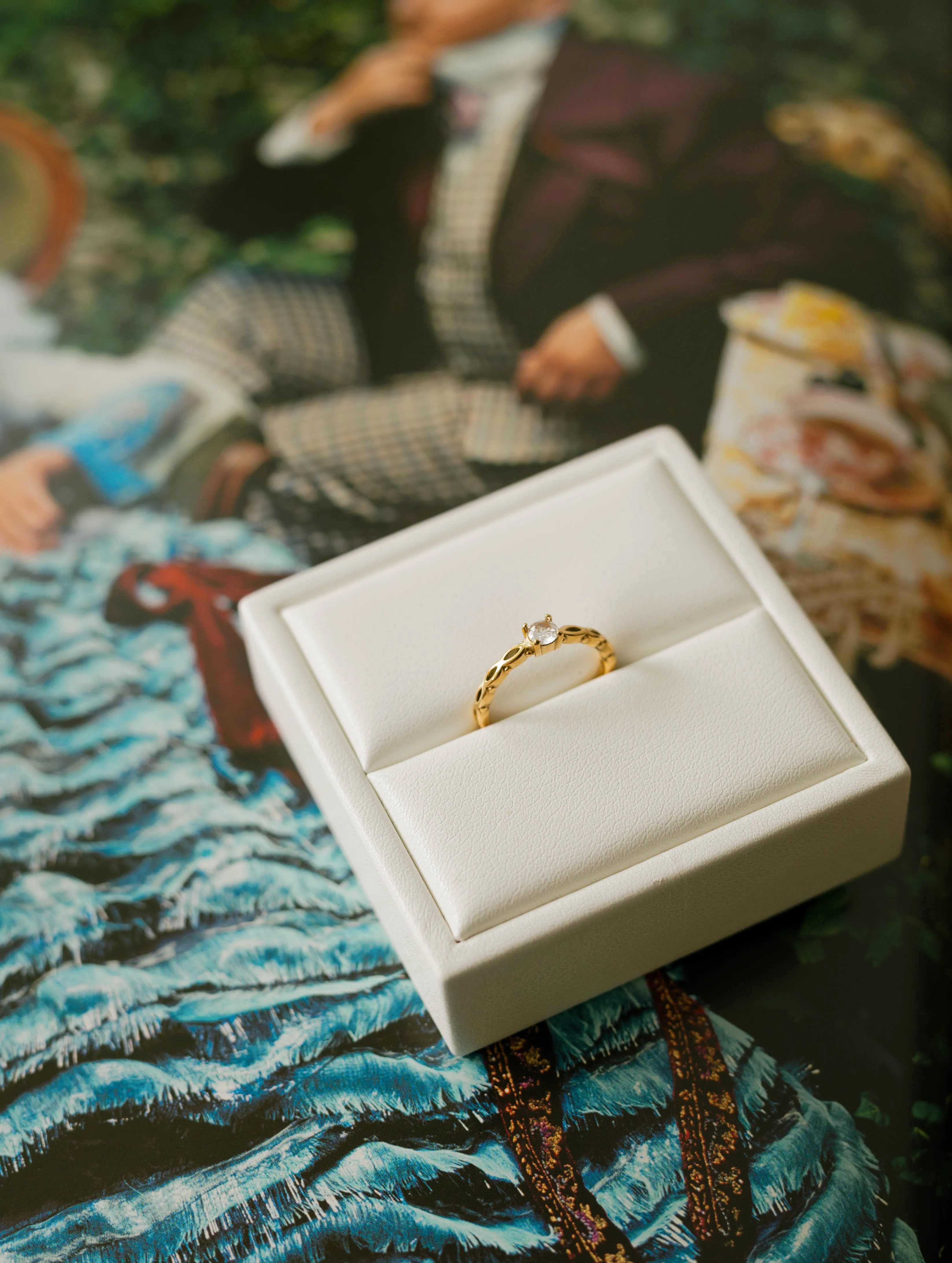 Braided Solitaire Ring sold by Bibi & Kim