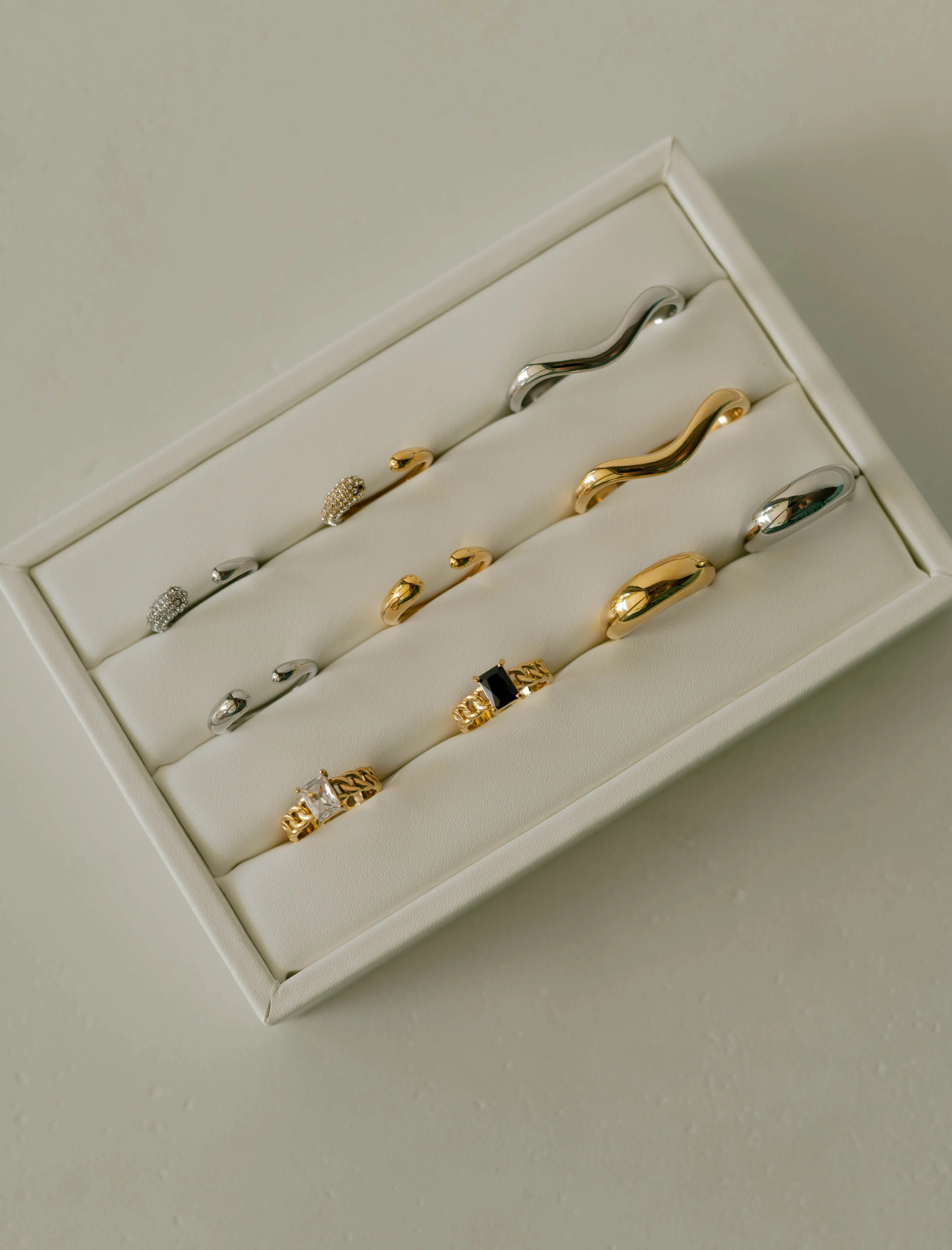 Double Wave Ring – Gold sold by Bibi & Kim product image thumbnail 2