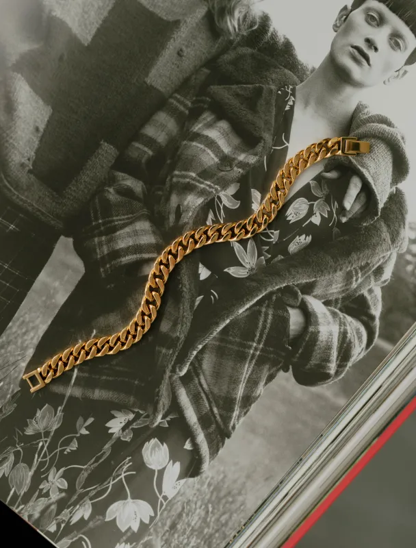 Cuban Chain Bracelet – Gold sold by Bibi & Kim