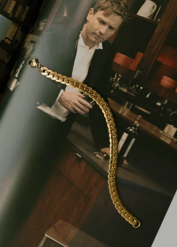 Flat Snake Bracelet – Gold sold by Bibi & Kim