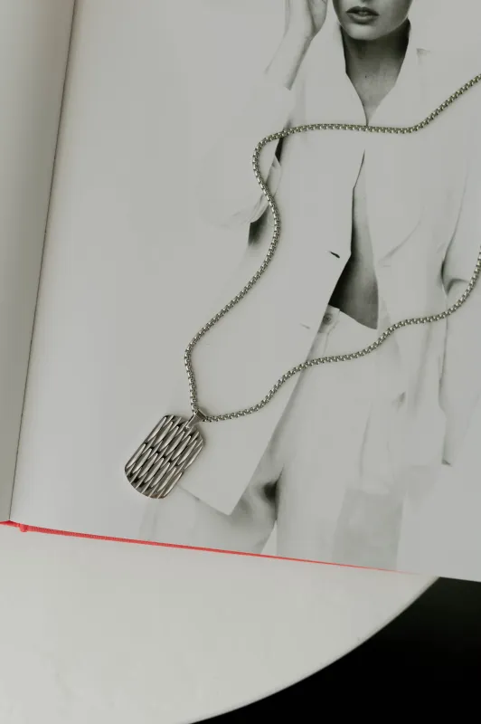 Dog Tag Necklace – Silver sold by Bibi & Kim
