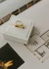 Rectangle Signet Ring – Mother of Pearl sold by Bibi & Kim