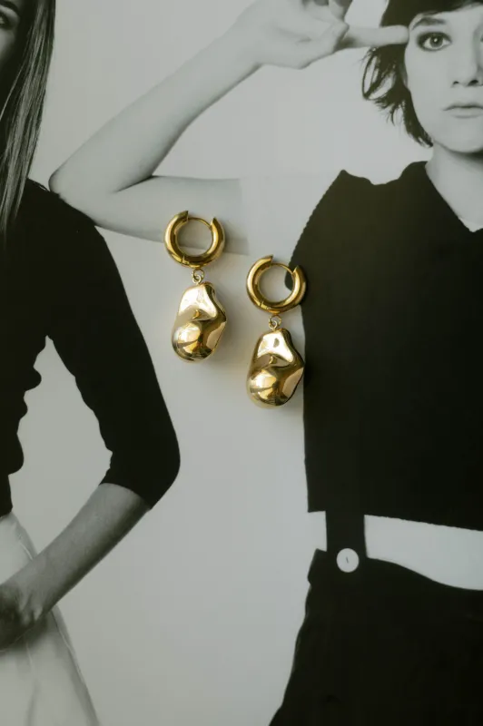 Molten Drop Earrings – Gold sold by Bibi & Kim