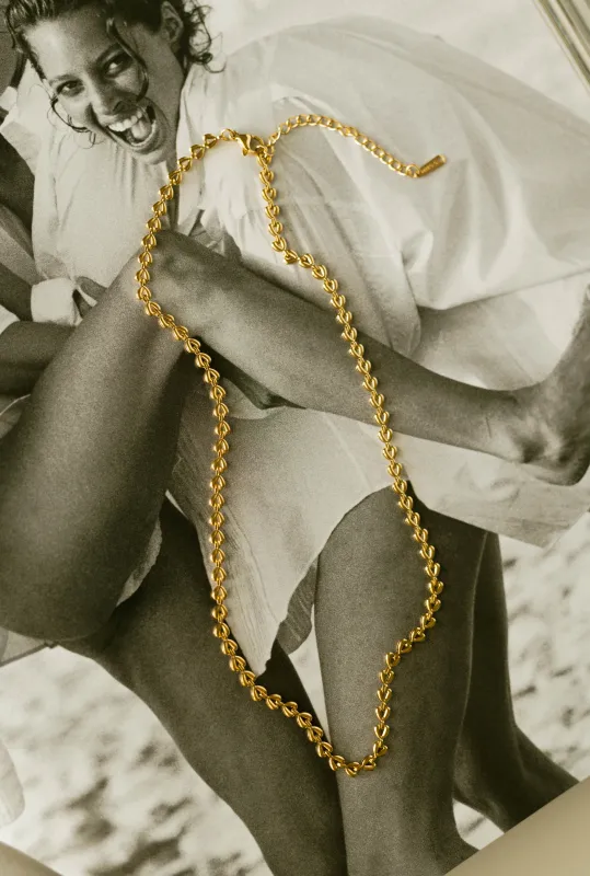 Linked Hearts Necklace sold by Bibi & Kim