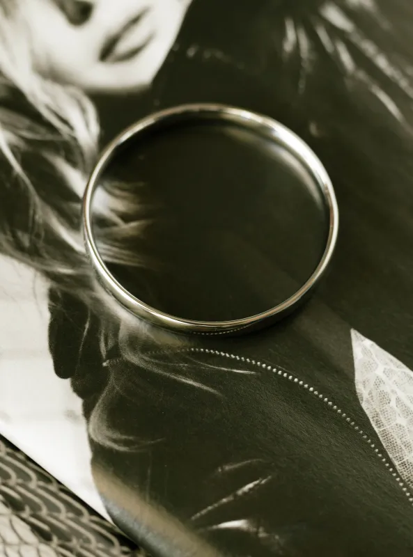 Polished Bangle – Silver sold by Bibi & Kim