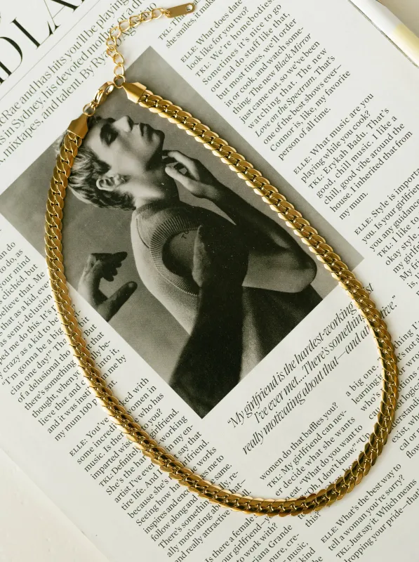 Cuban Choker – Gold sold by Bibi & Kim