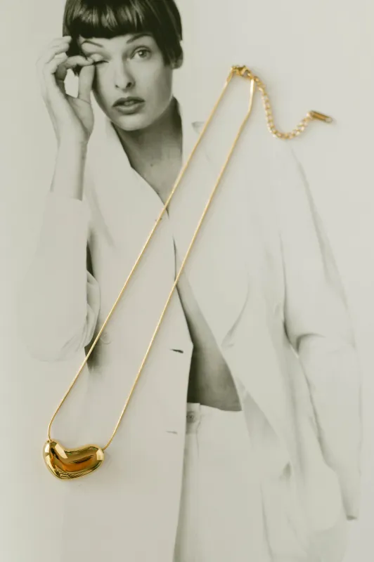 Sculpted Heart Pendant Necklace sold by Bibi & Kim