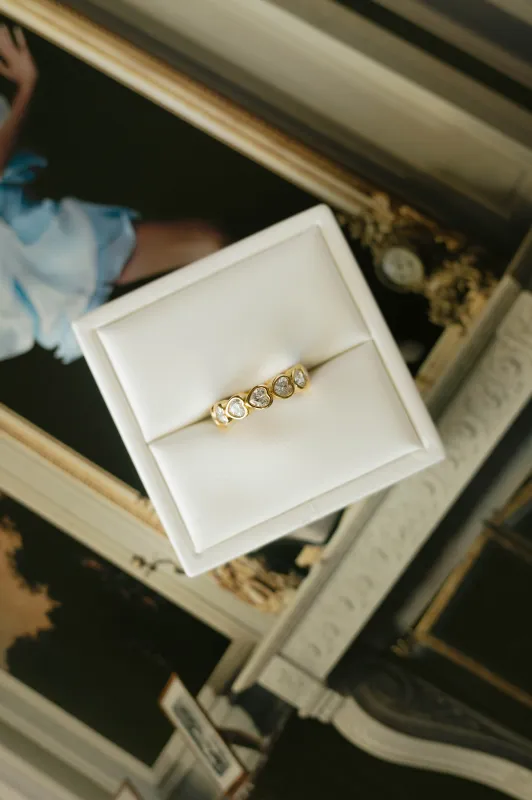 Eternal Heart Pavé Ring sold by Bibi & Kim