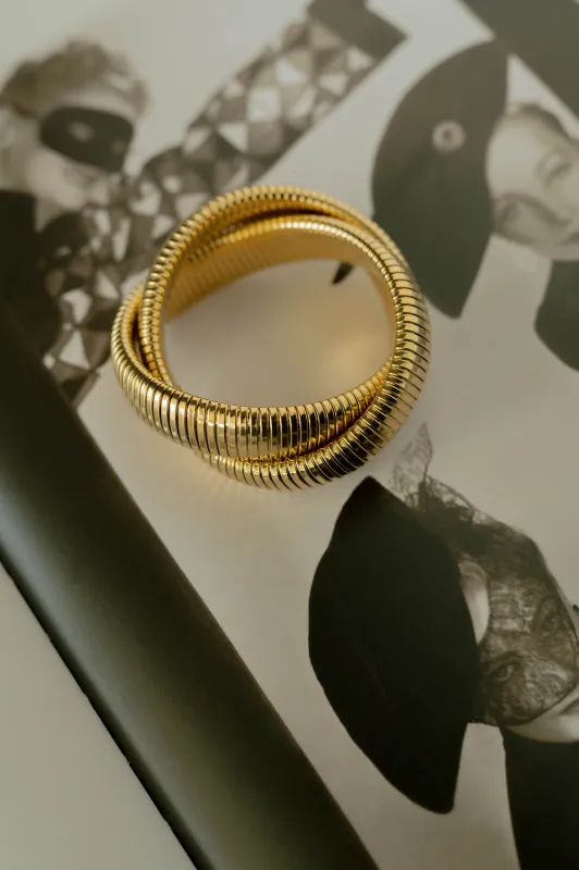 Coil Knot Bracelet – Gold sold by Bibi & Kim