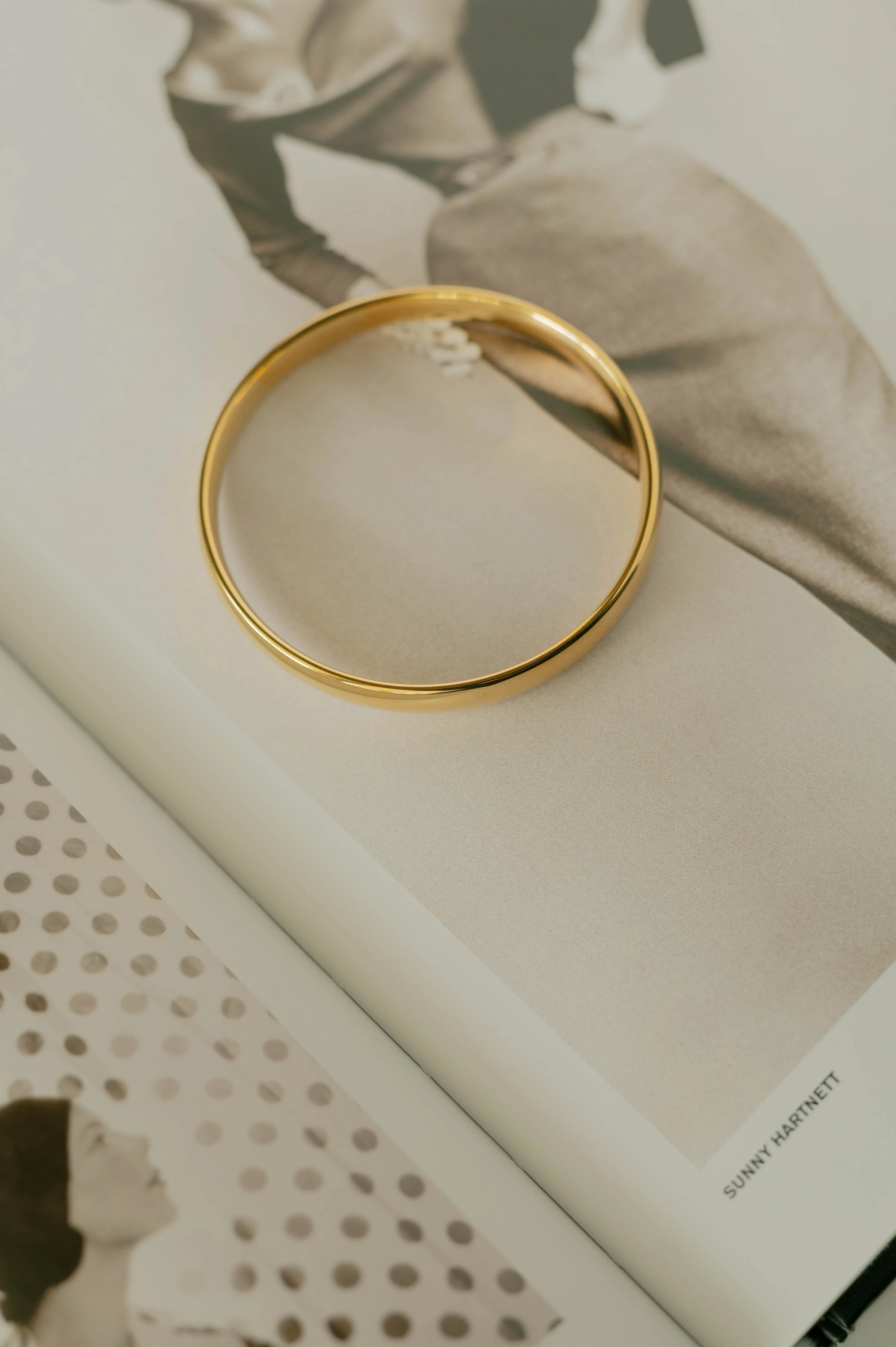 Polished Bangle – Gold sold by Bibi & Kim