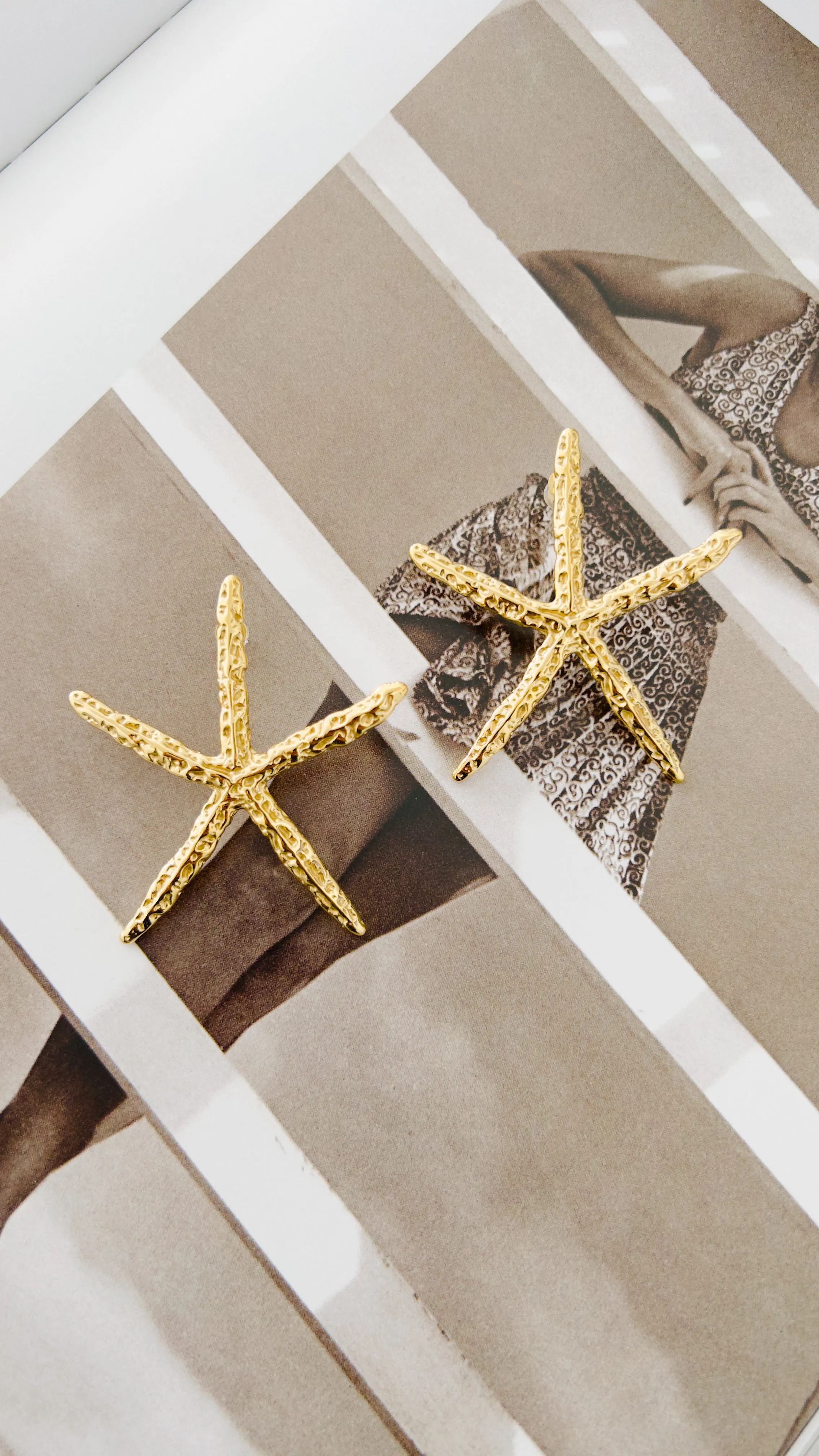 Stella Marina Earrings - Gold sold by Bibi & Kim