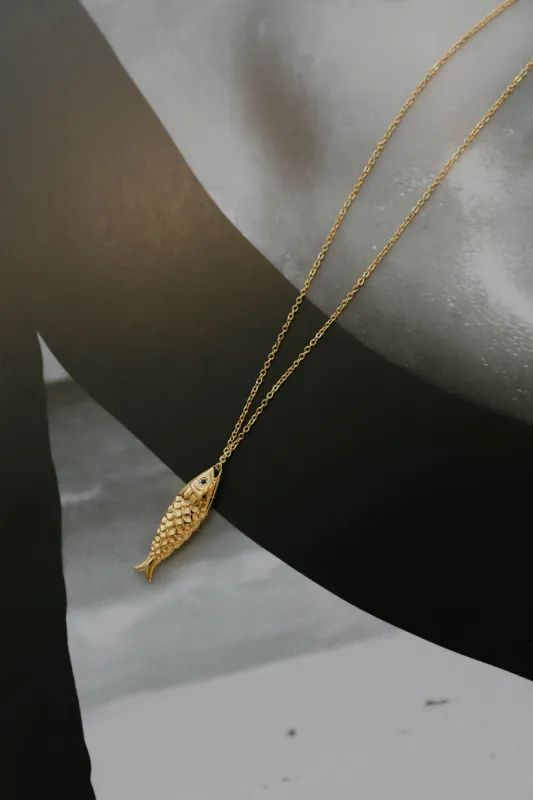 Pesce Necklace made by Bibi & Kim