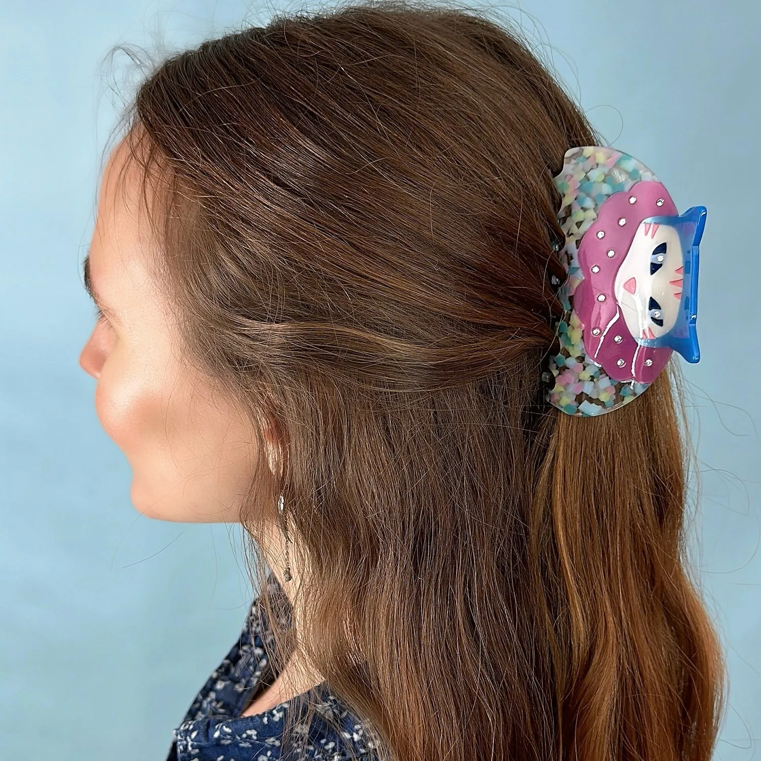 Confetti Cat Clown Hair Claw sold by Centinelle product image thumbnail 2